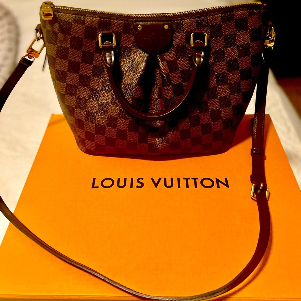 LOUIS VUITTON Damier Ebene Sienna MM